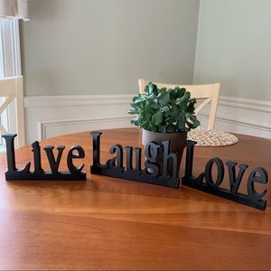 Live Laugh Love Wooden Signs Home Decor